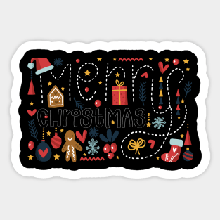 Merry Christmas Sticker